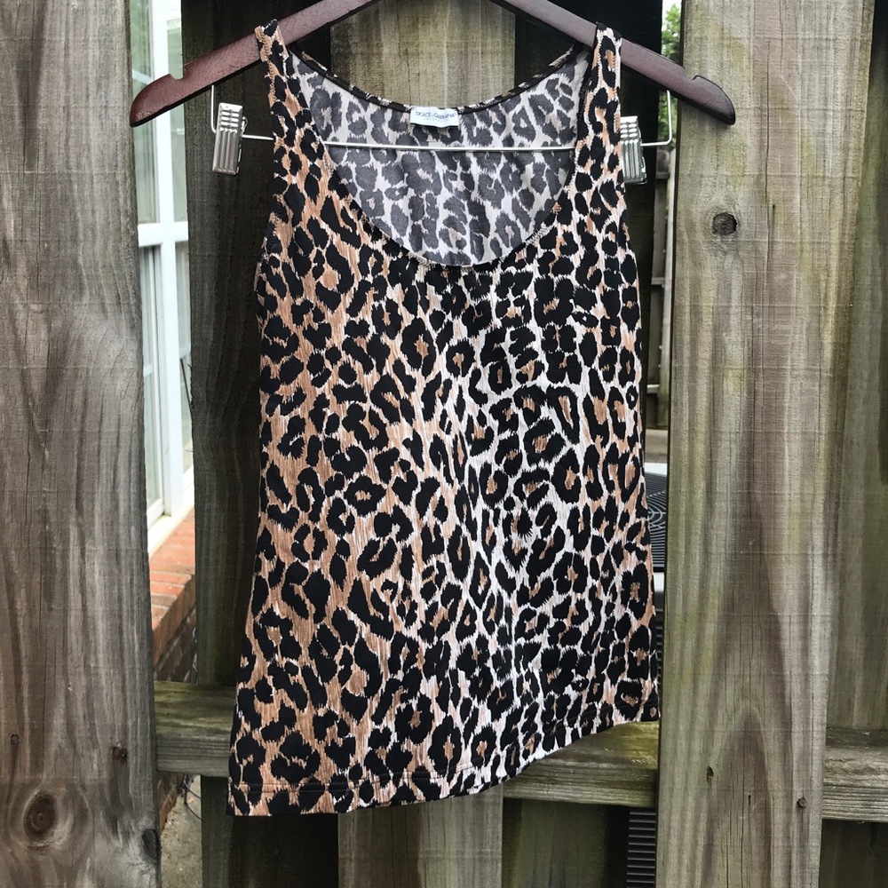 Dolce & Gabbana leopard print tank top - Picture 1 of 5